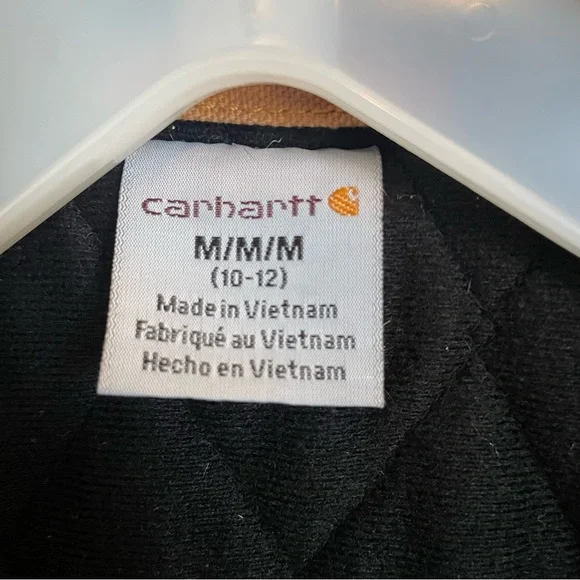 Carhartt Flannel Quilt-Lined Active Jacket with Storm Cuffs youth M 10-12 - Picture 2 of 5